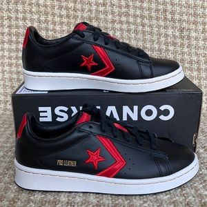 Best 25+ Deals for Converse Leather Black Red